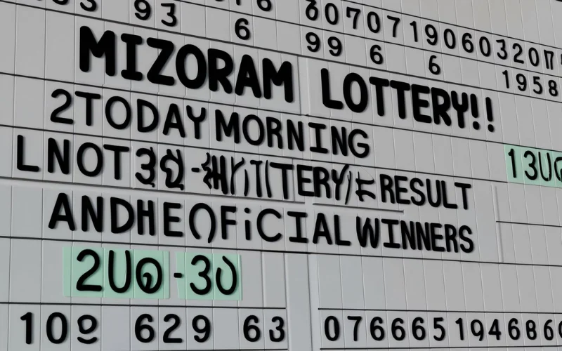 Today Morning Lottery Result